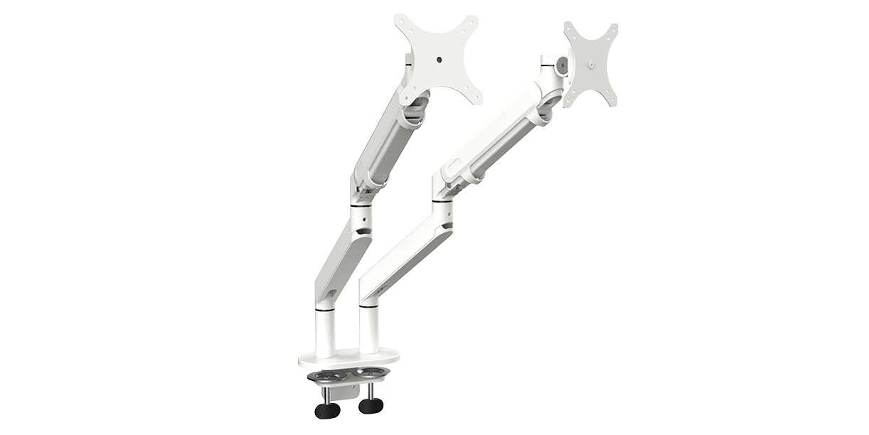 Dual monitor arm
