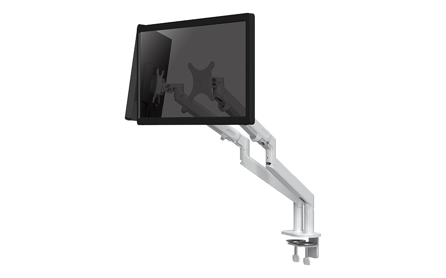 Dual monitor arm