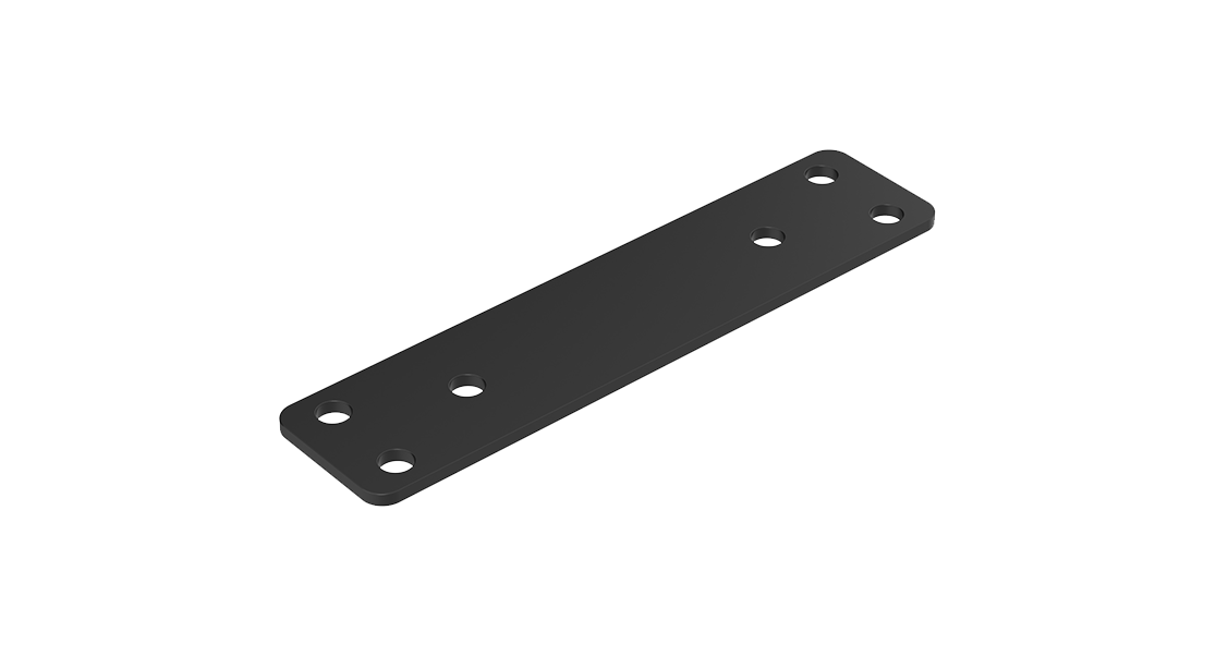 Connecting plate set