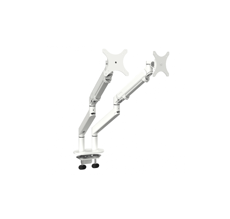 Dual monitor arm