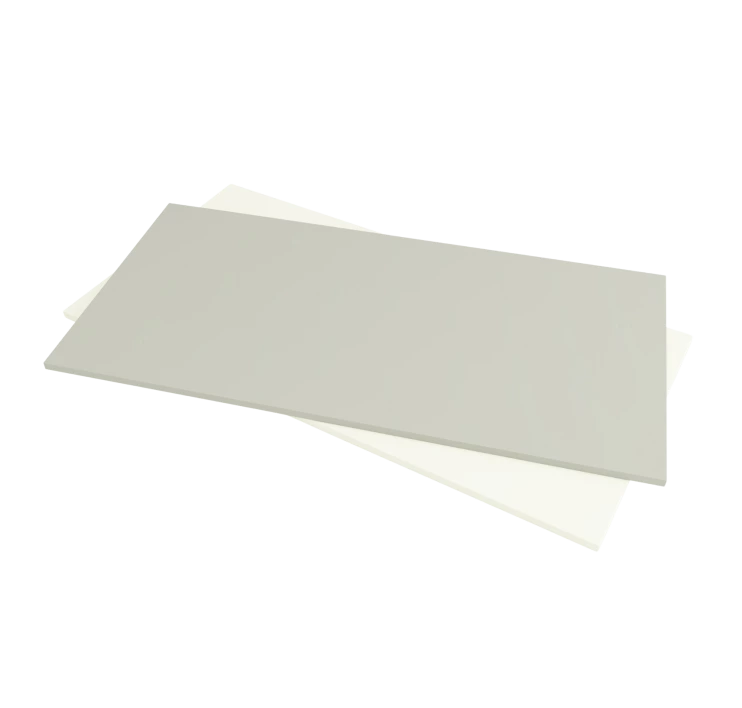 Rectangular tabletop - Grey and White 