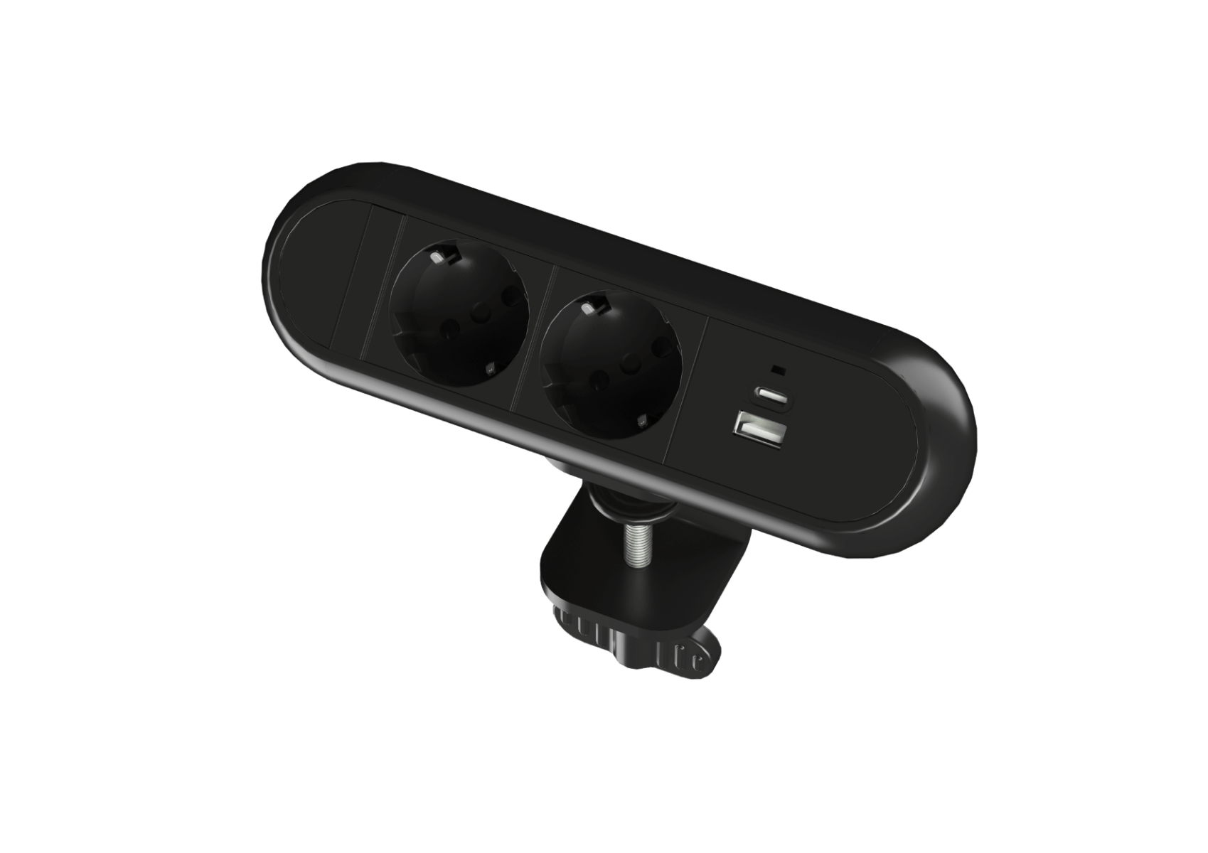 Clamp power socket